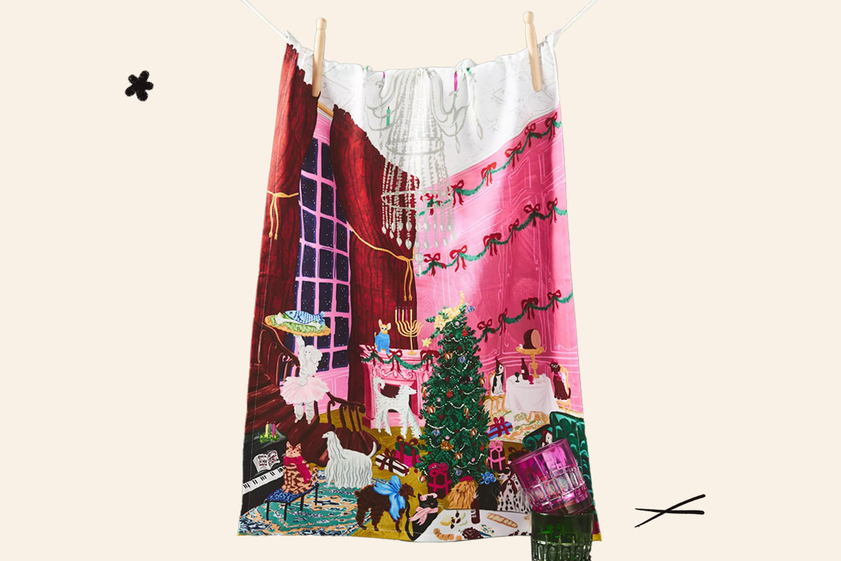 An image of the Anthropologie dishtowel