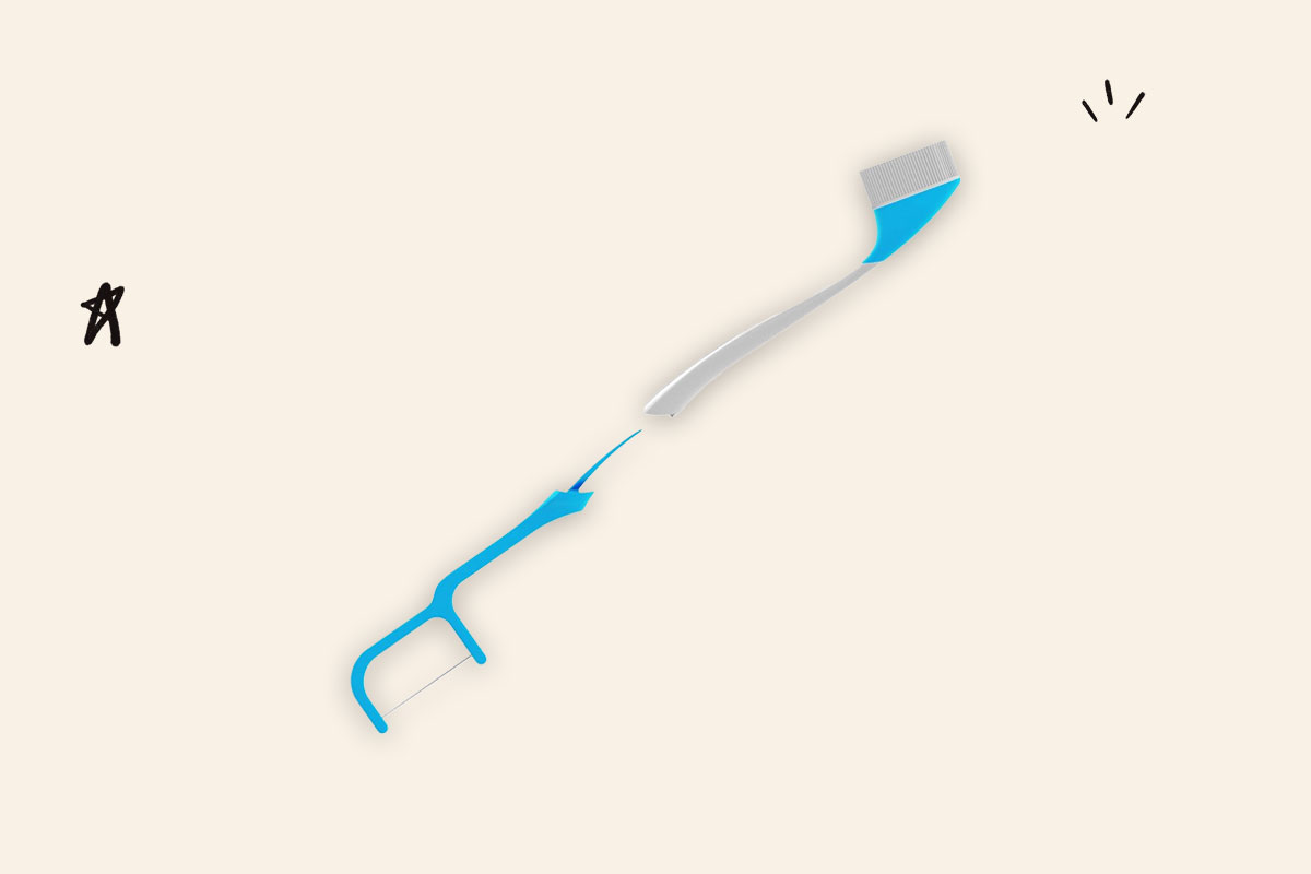 An image of the Brushee disposable toothbrush