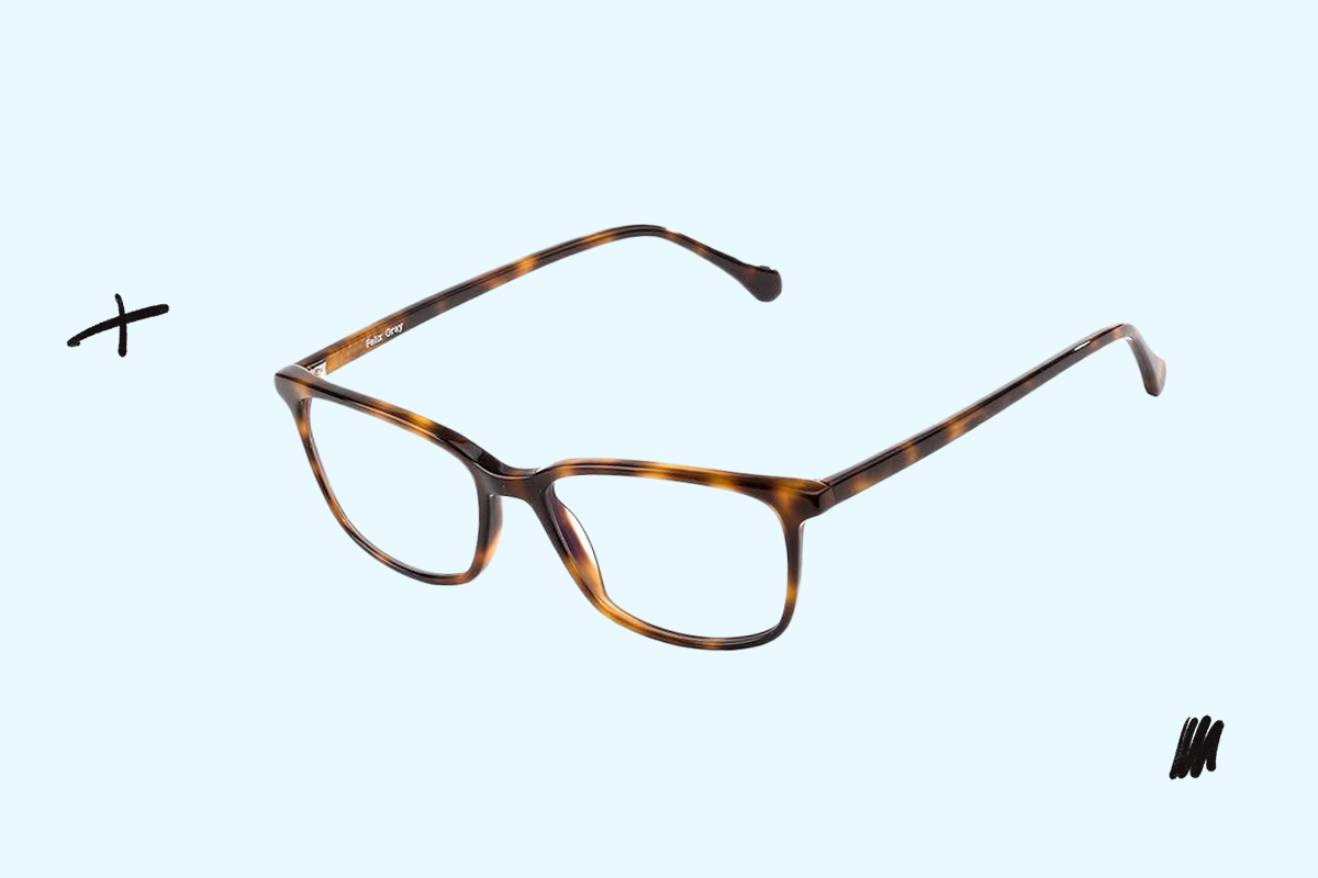 An image of brown Felix Gray Blue Light Glasses