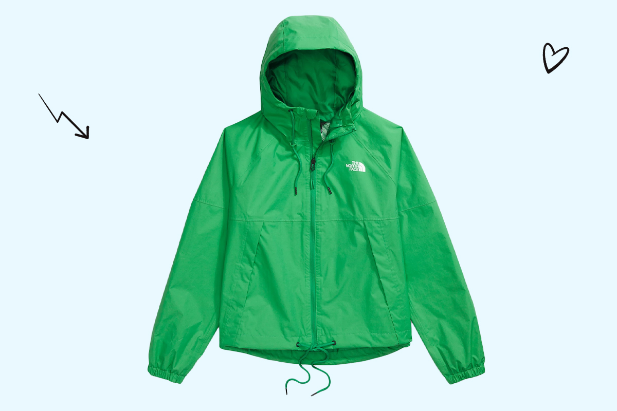 An image of a green North Face jacket