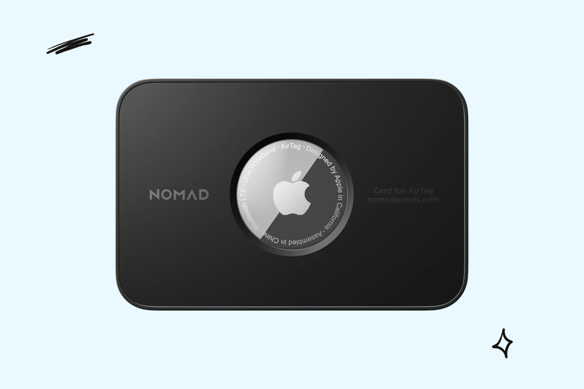 Image of Nomad card for AirTag