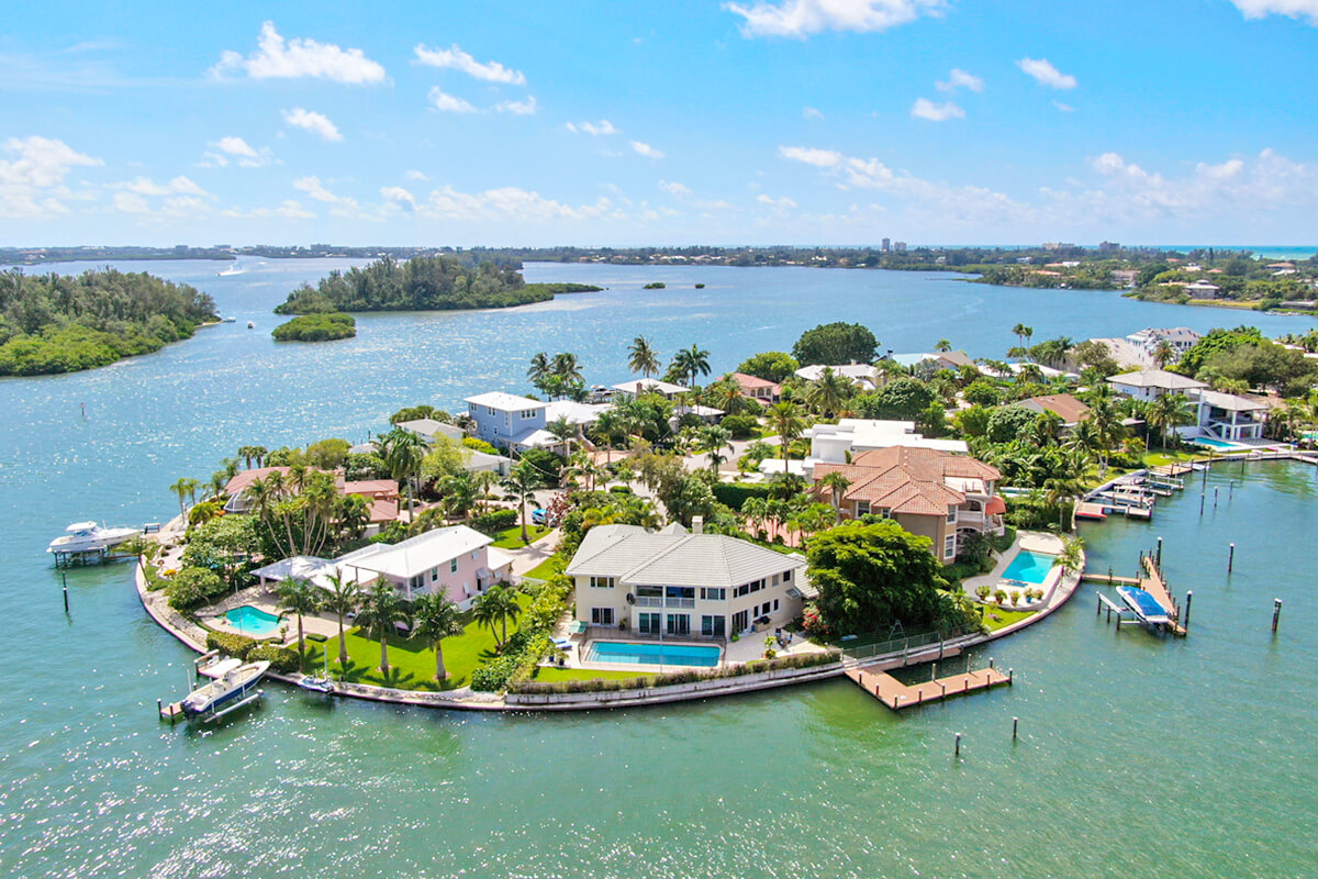 Sarasota, Florida, image from above