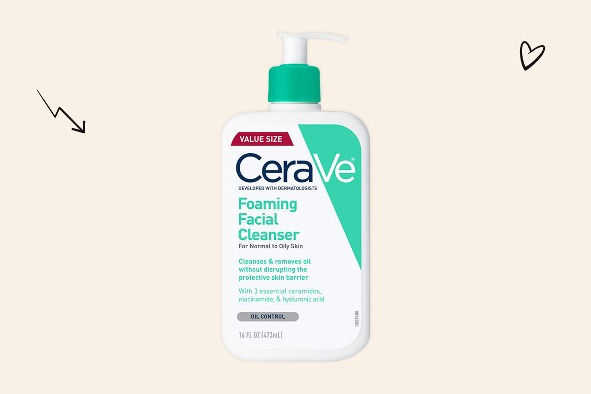 Image of CeraVe foaming facial cleanser