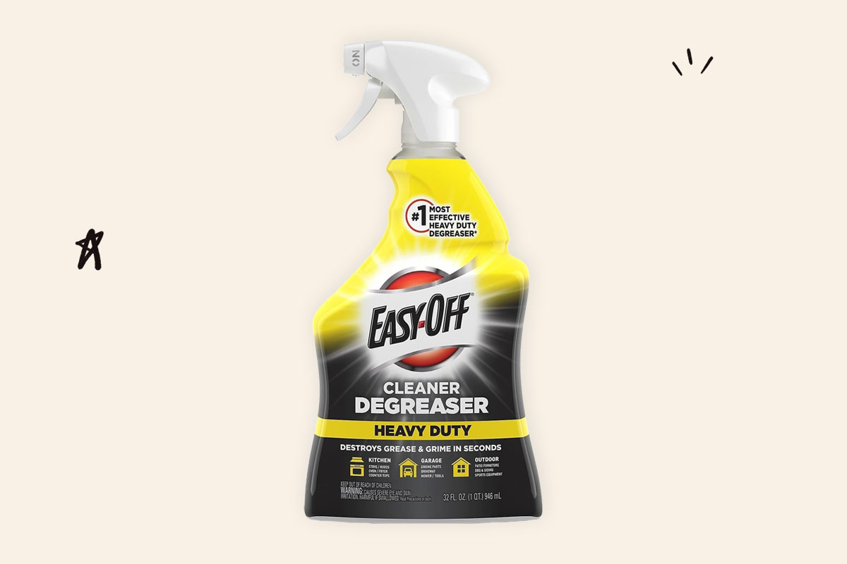 Photo of Easy Off degreaser bottle