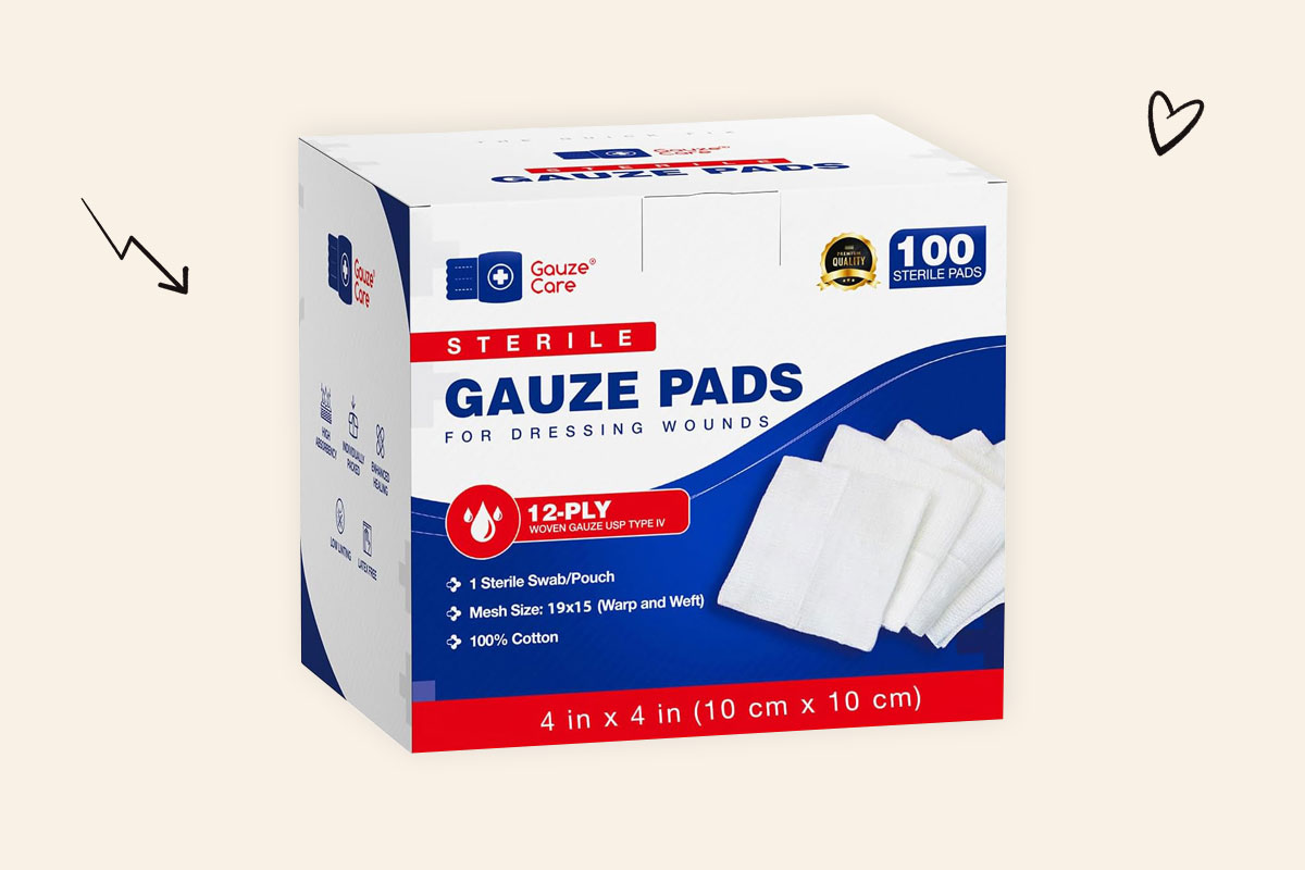 Image of gauze pads box