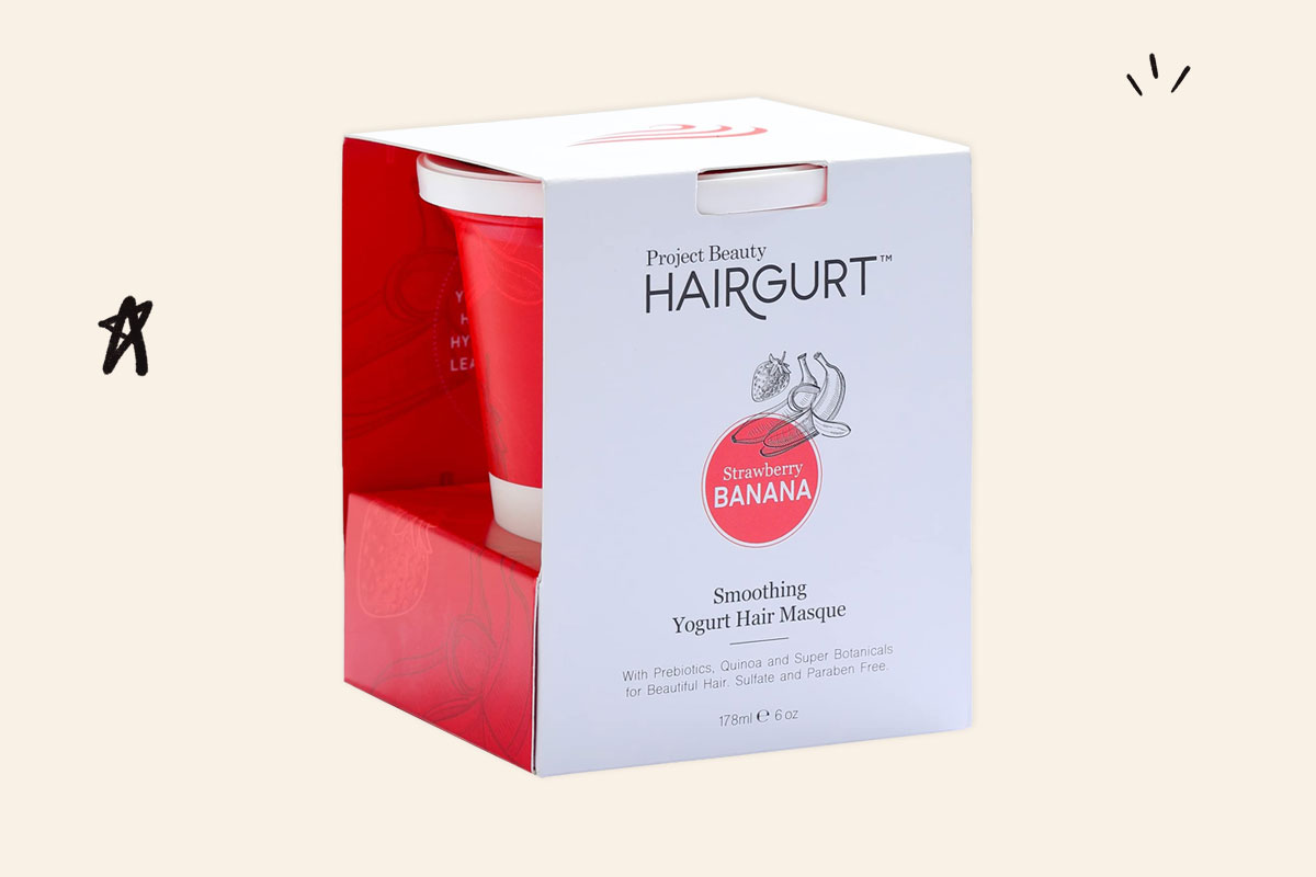 Image of Hairgurt strawberry banana hair mask