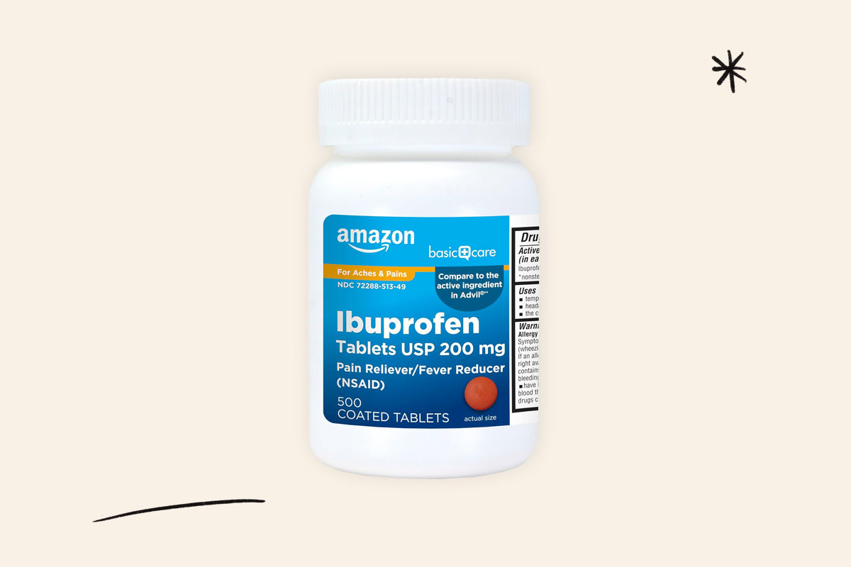 Image of Ibuprofen bottle