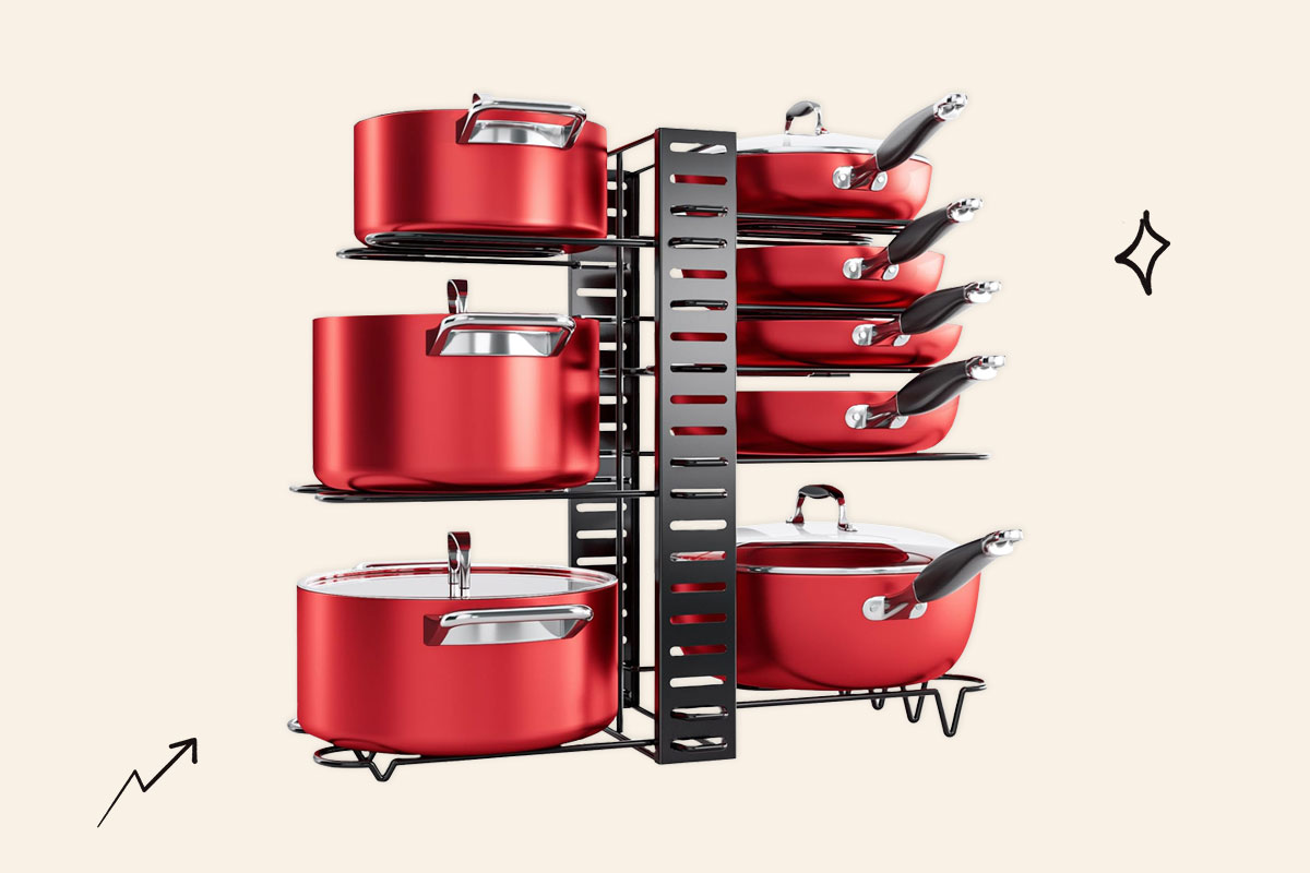 An image of pot organizer