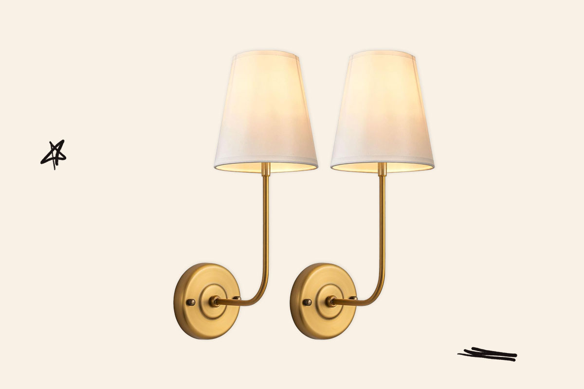 An image of the Passica Decor battery-operated sconces