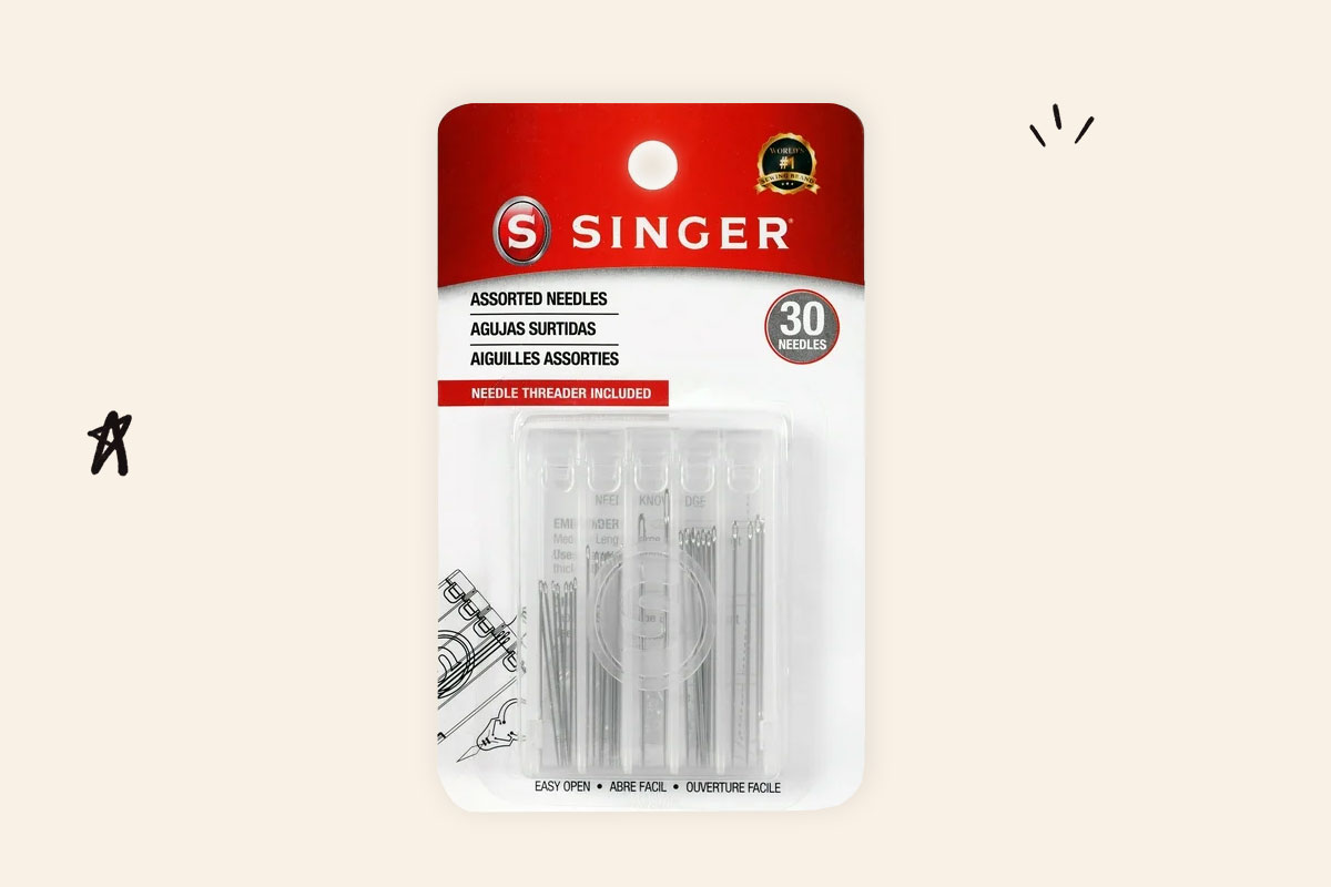 An image of Singer sewing needle pack