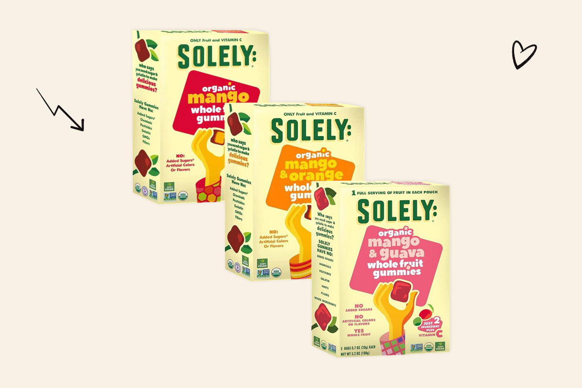 An image of the Solely Fruit Gummies