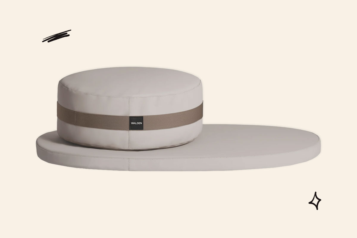 An image of the Walden Meditation Cushion and Mat