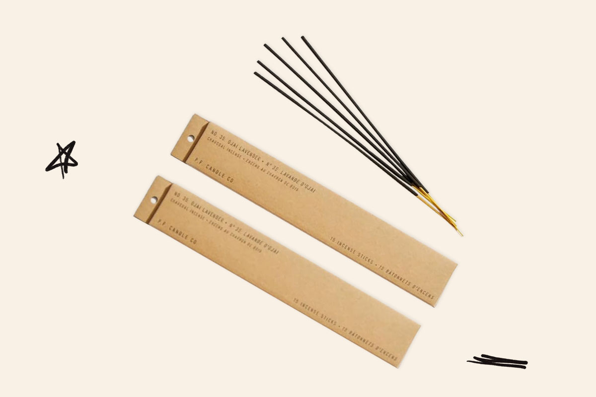 An image of the PF Candle Co incense sticks