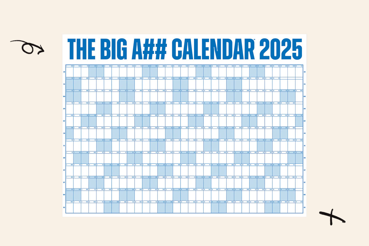 An image of the Jesse Itzel Big A## Calendar