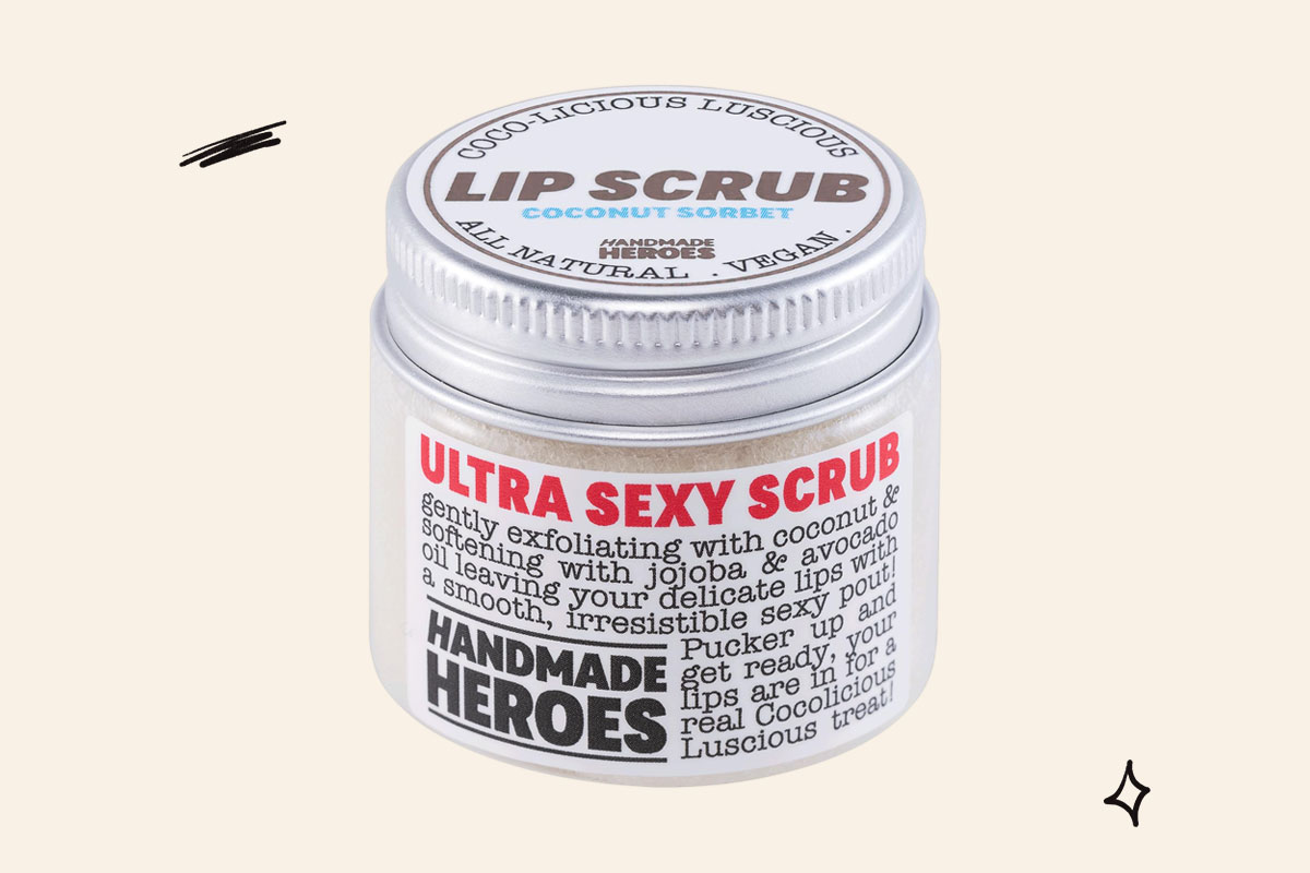 An image of the Handmade Heroes lip scrub