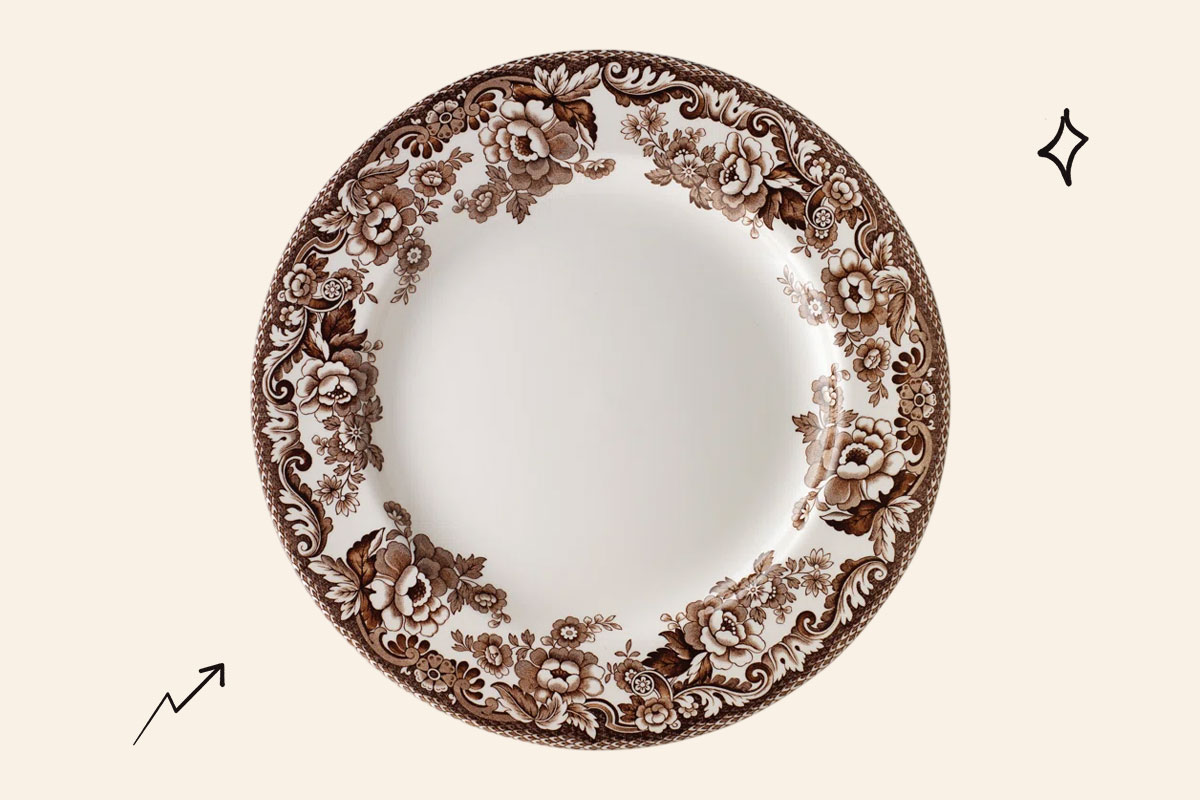 A photo of Spode Delamere plate