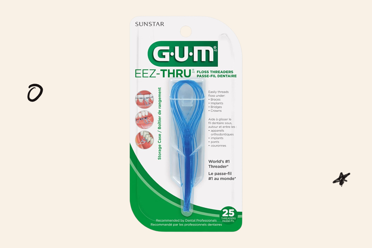 An image of the GUM EEZ-Thru Floss Threaders