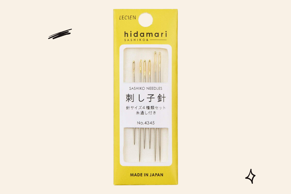 An image of the Lecien Sashiko needles