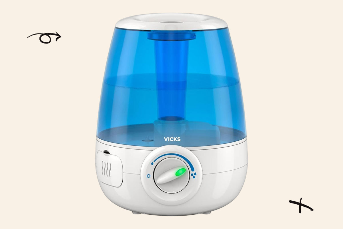 An image of the Vicks Filter-Free Cool Mist Humidifier