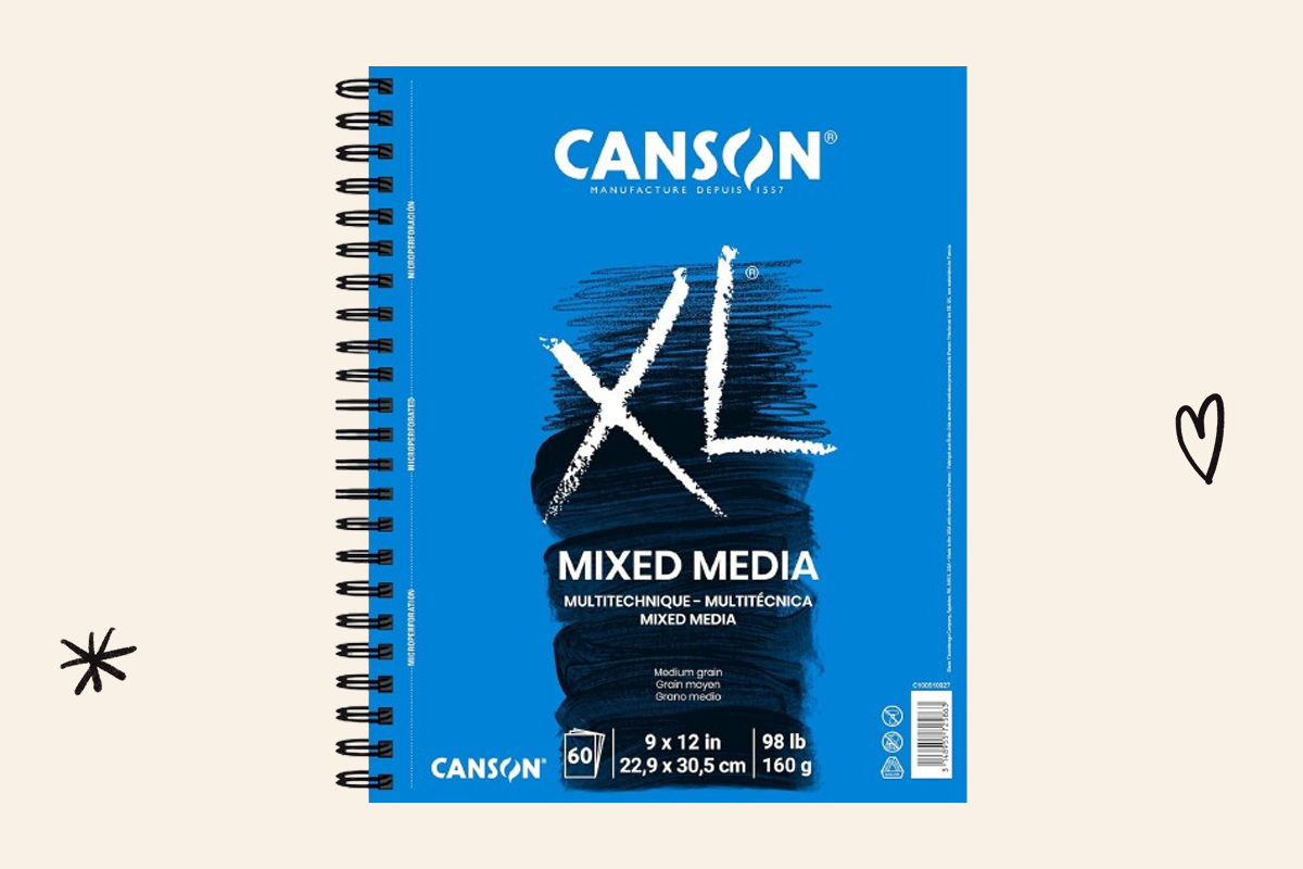Photo of the Canson XL Mixed Media Sketchbook