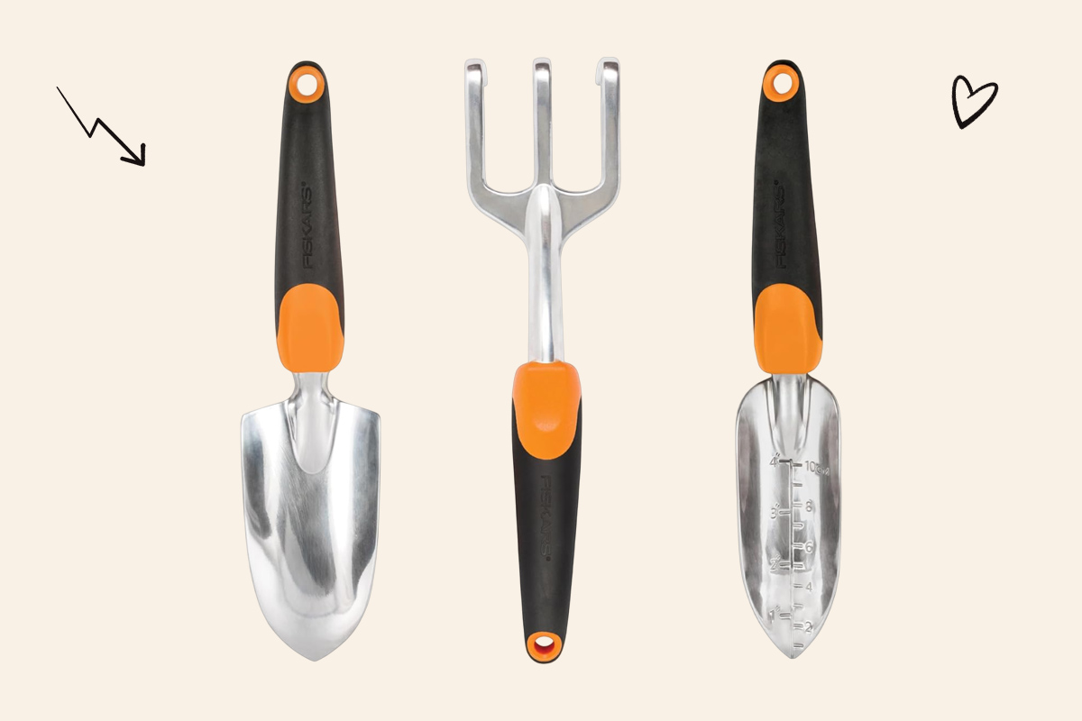 An image of Fiskars 3-in-1 Garden Tool Set