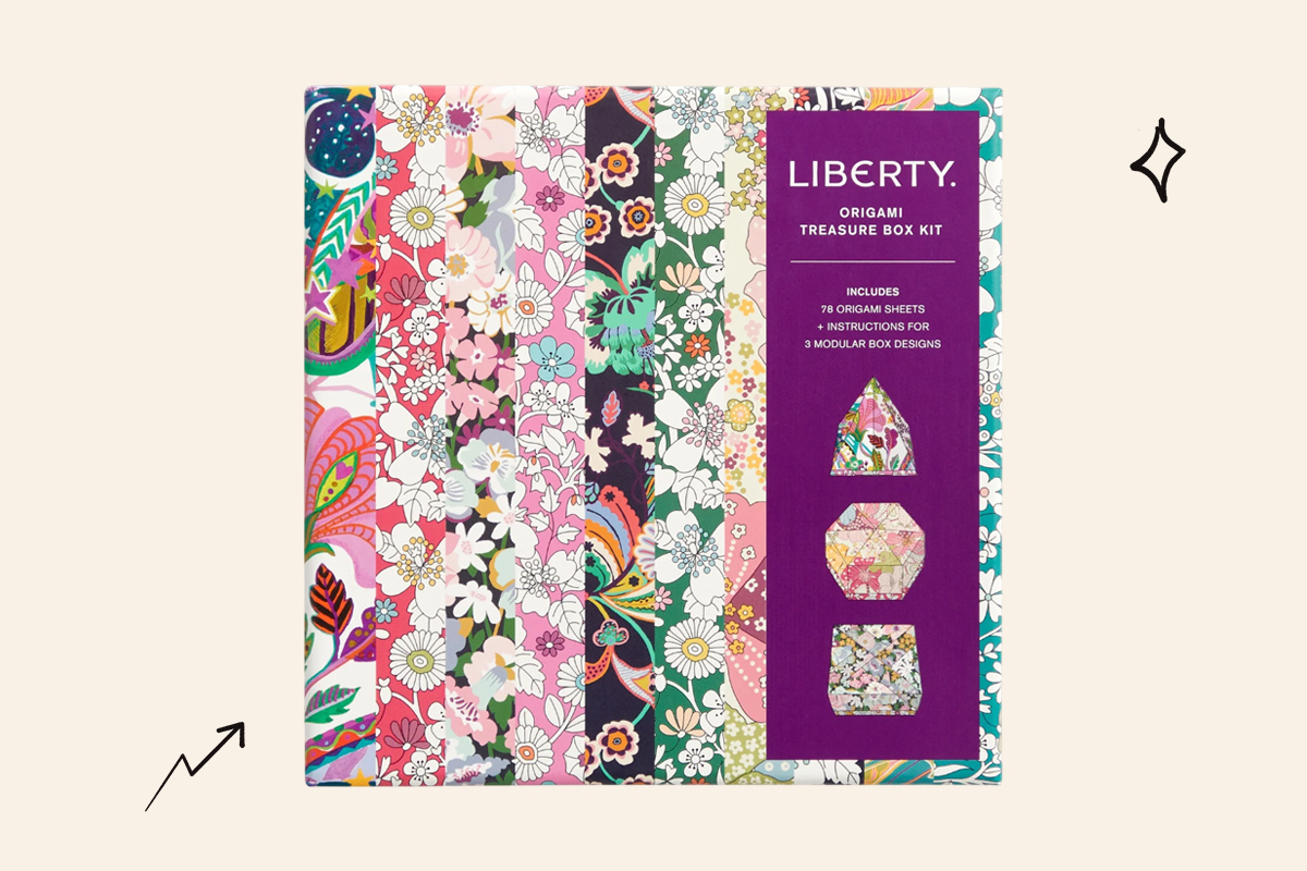 An image of the Liberty Origami Treasure Box