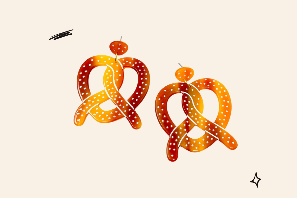 An image of Jenny Lemons pretzel earrings
