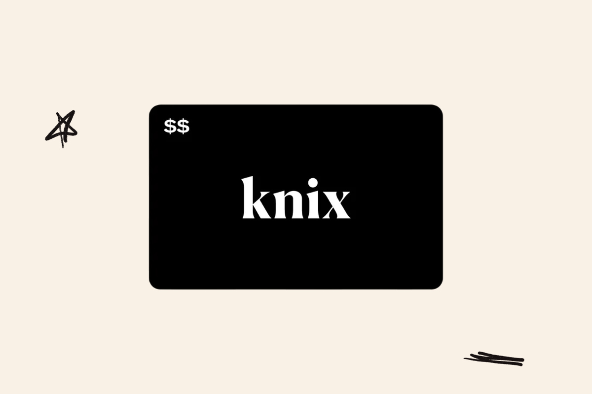 An image of a Knix gift card