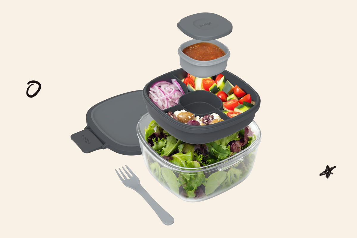 Bentgo Glass All-in-One Salad Container