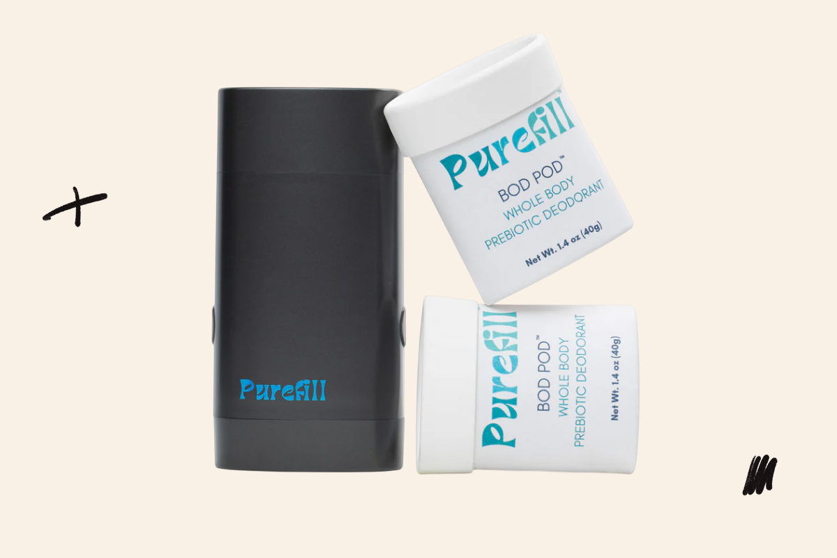 Purefill Bod Pod Whole Body Deodorant Starter Pack 