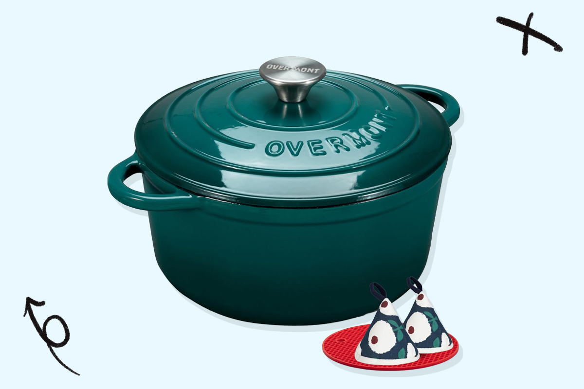 Overmont Enameled Cast Iron 