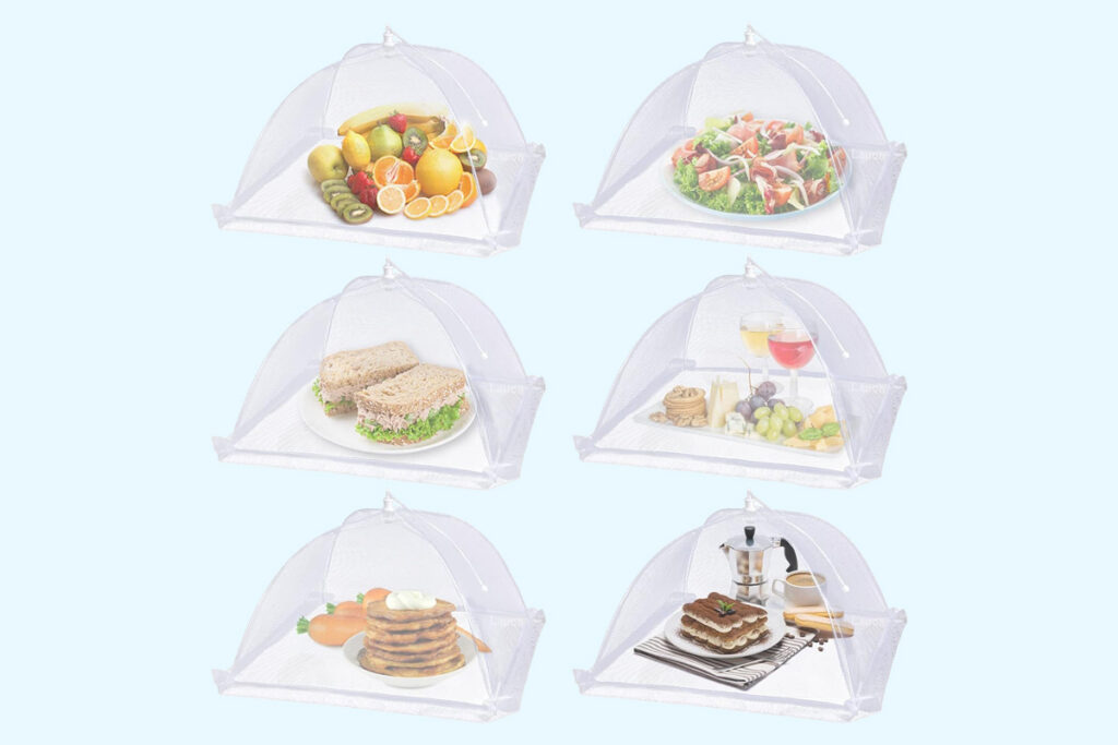 Mesh food tents
