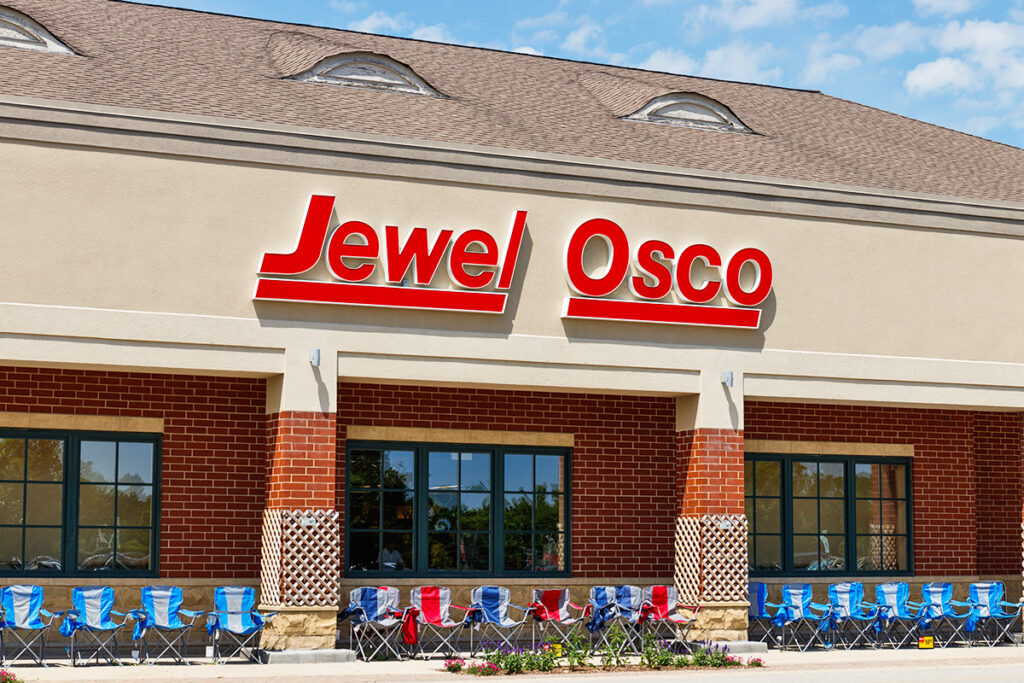 Exterior of a Jewel Osco store